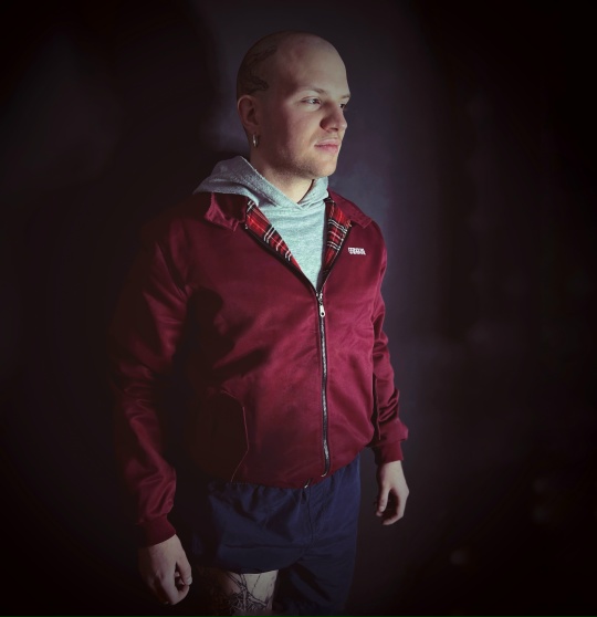 Куртка classic harrington cherryred
