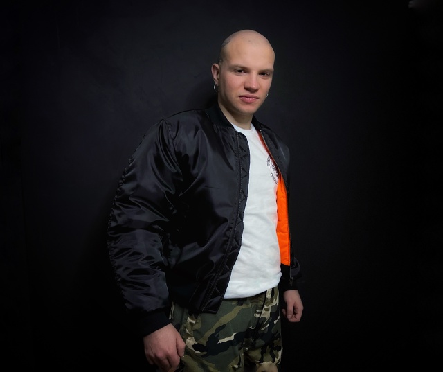 Куртка бомбер Shingler черного цвета